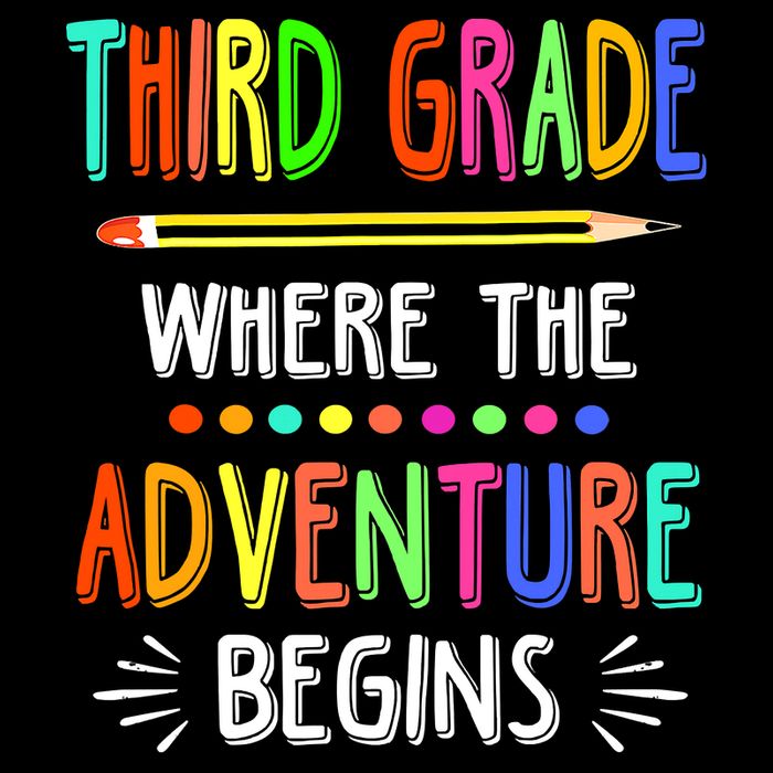 Third Grade Funny Where The Adventure Begins Teacher Button