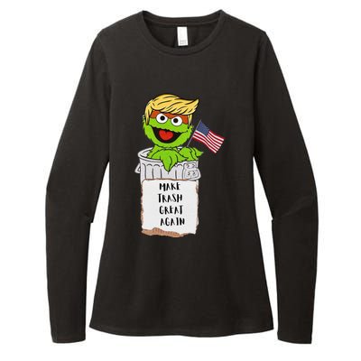 Trump Garbage Funny Gift Womens CVC Long Sleeve Shirt