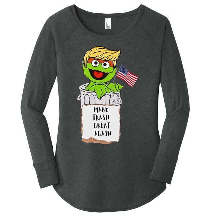 Trump Garbage Funny Gift Women's Perfect Tri Tunic Long Sleeve Shirt