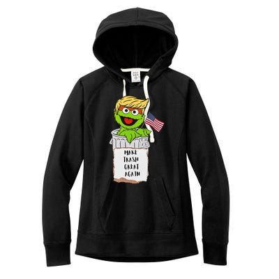 Trump Garbage Funny Gift Women's Fleece Hoodie