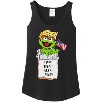 Trump Garbage Funny Gift Ladies Essential Tank