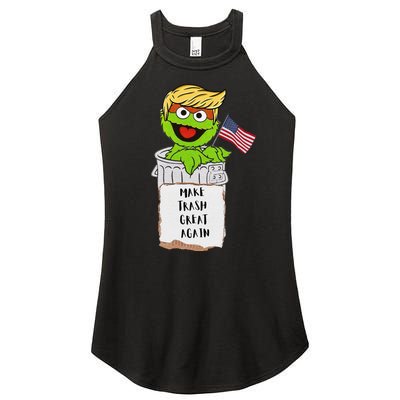 Trump Garbage Funny Gift Women's Perfect Tri Rocker Tank