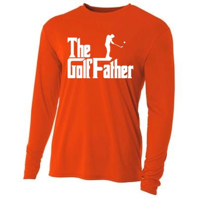 The Golffather Funny Golf Design Golfer Gift Cooling Performance Long Sleeve Crew