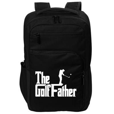 The Golffather Funny Golf Design Golfer Gift Impact Tech Backpack