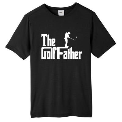 The Golffather Funny Golf Design Golfer Gift Tall Fusion ChromaSoft Performance T-Shirt