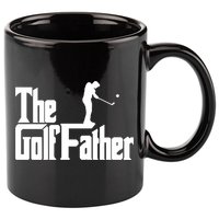 The Golffather Funny Golf Design Golfer Gift 11oz C Handle Ceramic Mug