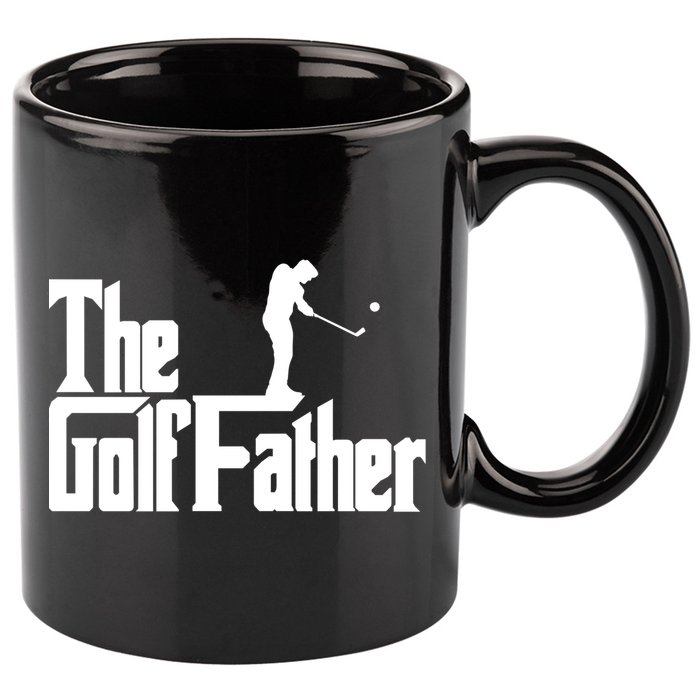 The Golffather Funny Golf Design Golfer Gift 11oz C Handle Ceramic Mug