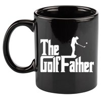 The Golffather Funny Golf Design Golfer Gift 11oz C Handle Ceramic Mug