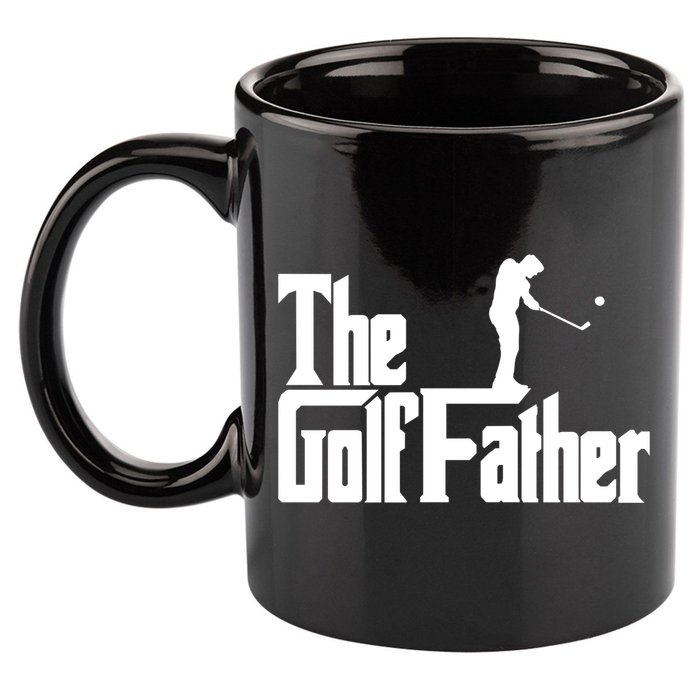 The Golffather Funny Golf Design Golfer Gift 11oz C Handle Ceramic Mug
