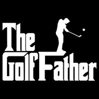The Golffather Funny Golf Design Golfer Gift Drawstring Bag