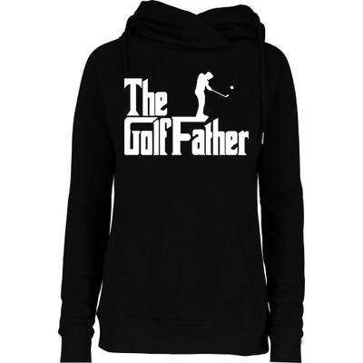 The Golffather Funny Golf Design Golfer Gift Womens Funnel Neck Pullover Hood