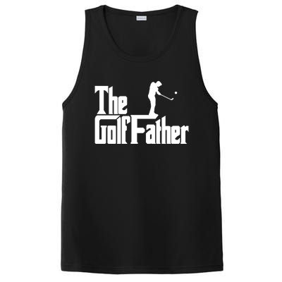 The Golffather Funny Golf Design Golfer Gift PosiCharge Competitor Tank