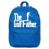 The Golffather Funny Golf Design Golfer Gift 16 in Basic Backpack
