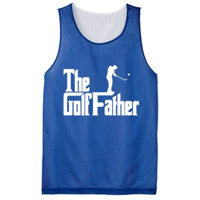 The Golffather Funny Golf Design Golfer Gift Mesh Reversible Basketball Jersey Tank