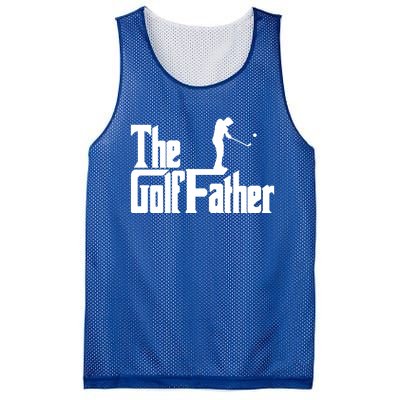 The Golffather Funny Golf Design Golfer Gift Mesh Reversible Basketball Jersey Tank