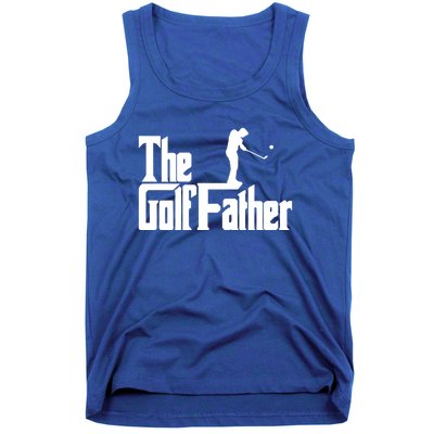 The Golffather Funny Golf Design Golfer Gift Tank Top