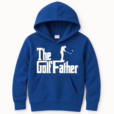 The Golffather Funny Golf Design Golfer Gift Kids Hoodie