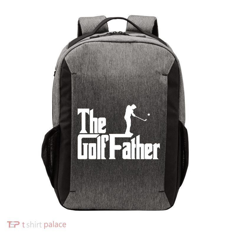 The Golffather Funny Golf Design Golfer Gift Vector Backpack