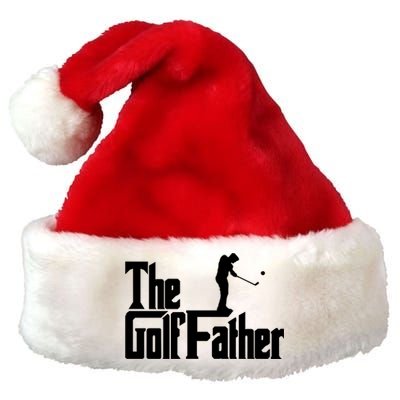 The Golffather Funny Golf Design Golfer Gift Premium Christmas Santa Hat