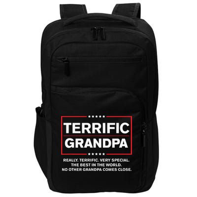 Terrific Grandpa Funny Donald Trump Campaign Style Impact Tech Backpack