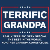 Terrific Grandpa Funny Donald Trump Campaign Style Cooling Performance Crew T-Shirt