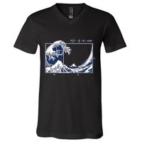 The Great Fibonaccis Waves V-Neck T-Shirt