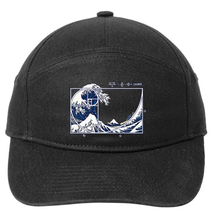 The Great Fibonaccis Waves 7-Panel Snapback Hat