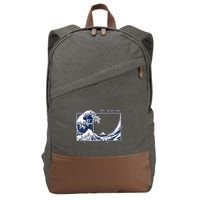 The Great Fibonaccis Waves Cotton Canvas Backpack