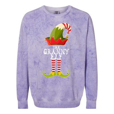 The Granny Funny Christmas Gift Matching Family Group Meaningful Gift Colorblast Crewneck Sweatshirt