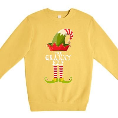 The Granny Funny Christmas Gift Matching Family Group Meaningful Gift Premium Crewneck Sweatshirt