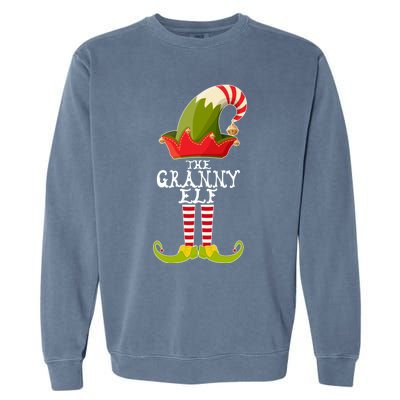 The Granny Funny Christmas Gift Matching Family Group Meaningful Gift Garment-Dyed Sweatshirt