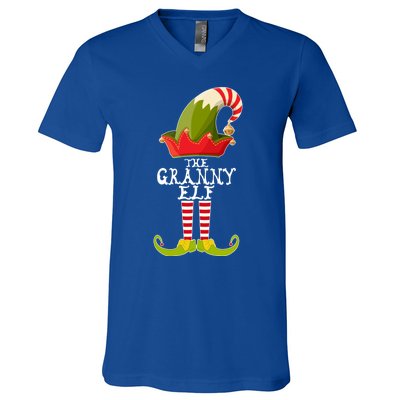 The Granny Funny Christmas Gift Matching Family Group Meaningful Gift V-Neck T-Shirt