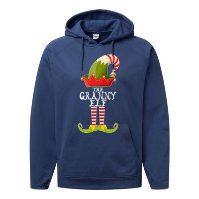 The Granny Funny Christmas Gift Matching Family Group Meaningful Gift Performance Fleece Hoodie