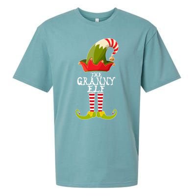 The Granny Funny Christmas Gift Matching Family Group Meaningful Gift Sueded Cloud Jersey T-Shirt