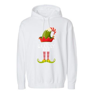 The Granny Funny Christmas Gift Matching Family Group Meaningful Gift Garment-Dyed Fleece Hoodie