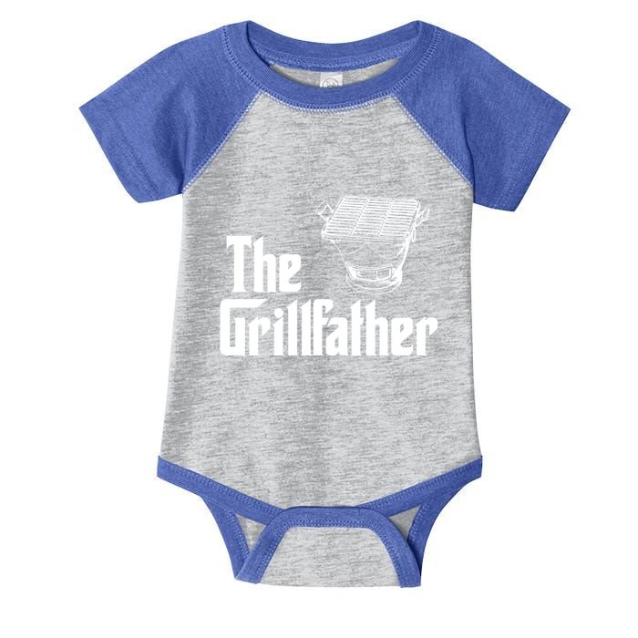 The Grillfather Funny Barbecue Grilling Bbq Grill Dad Meaningful Gift Infant Baby Jersey Bodysuit