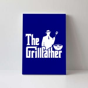 The Grillfather Funny Bbq Design For Dads Gift Canvas