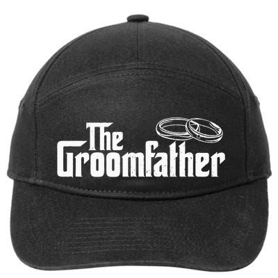 The Groomfather Father Of The Groom Wedding Bride Groom 7-Panel Snapback Hat