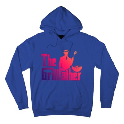 The Grillfather Funny Bbq Design For Dads Funny Gift Hoodie