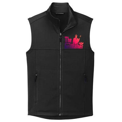 The Grillfather Funny Bbq Design For Dads Funny Gift Collective Smooth Fleece Vest