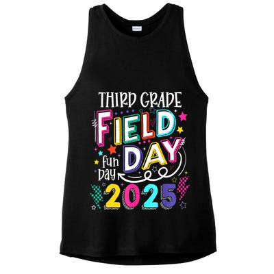 Third Grade Field Day Fun Day 2025 School Field Day Teacher Ladies PosiCharge Tri-Blend Wicking Tank