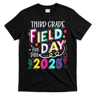 Third Grade Field Day Fun Day 2025 School Field Day Teacher T-Shirt