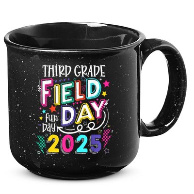 Third Grade Field Day Fun Day 2025 School Field Day Teacher 15oz Campfire Ceramic Mug