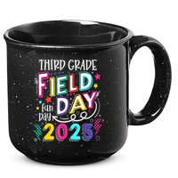 Third Grade Field Day Fun Day 2025 School Field Day Teacher 15oz Campfire Ceramic Mug