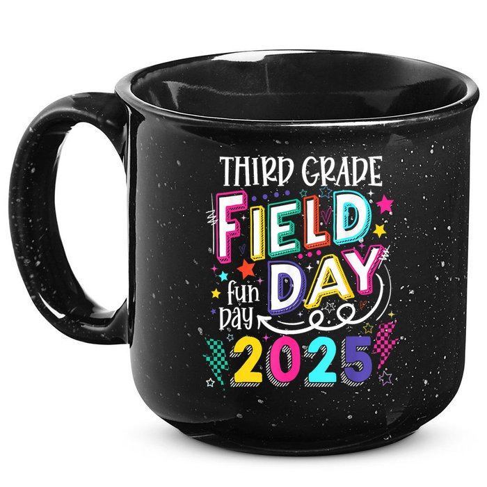 Third Grade Field Day Fun Day 2025 School Field Day Teacher 15oz Campfire Ceramic Mug