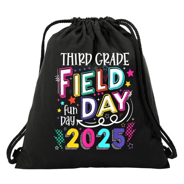 Third Grade Field Day Fun Day 2025 School Field Day Teacher Drawstring Bag