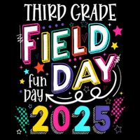 Third Grade Field Day Fun Day 2025 School Field Day Teacher Drawstring Bag