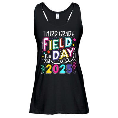 Third Grade Field Day Fun Day 2025 School Field Day Teacher Ladies Essential Flowy Tank