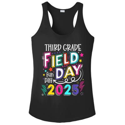 Third Grade Field Day Fun Day 2025 School Field Day Teacher Ladies PosiCharge Competitor Racerback Tank