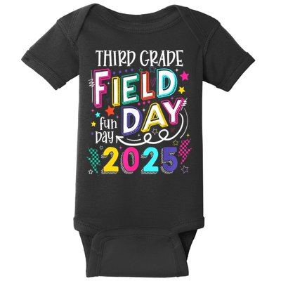 Third Grade Field Day Fun Day 2025 School Field Day Teacher Baby Bodysuit